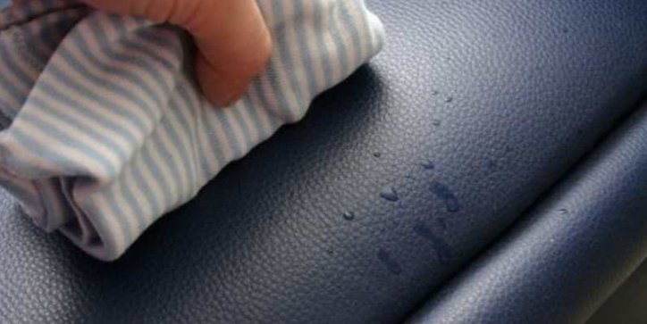 how to clean urine from the leather car seats